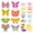 Butterfly, variant on Butterfly / Princess Suncatchers Craft Kits DIY Butterfly Shaped Stained Glass Effect Tissue Paper Kits Bulk for Window Decor Spring Summer Party Favors Home Art Activities Gift Supplies