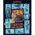 thumbnail image 2 of Girl's DC League of Super-Pets Tighten Your Collars Panels  Graphic Tee Navy Blue Small, 2 of 4