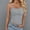 Gray, variant on YTCAMLO Womens Stretchy Tank Tops Summer Casual Sleeveless Spaghetti Straps Going Out Tops Slim Fit Breathable Cami Undershirts