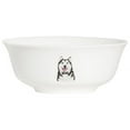 thumbnail image 4 of Pet Portrait White Porcelain All Purpose Bowl - I Love Huskies, 4 of 5