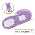 thumbnail image 5 of Bacca Girls Anti-Slip Snow Boots Purple Glitter Warm Faux Fur-Lined Winter Boots 3M, 5 of 8