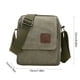thumbnail image 3 of Mochila de lona para hombre | Bandolera para viajes y deportes | Correa ajustable, múltiples bolsillos | Caqui, verde, café, 3 of 6