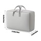 thumbnail image 3 of Bolsas de almacenamiento extra grandes, asas reforzadas, cremallera doble gruesa, ahorro de espacio para viajar, bolsa de almacenamiento de ropa y edredón de gran capacidad - Gris L, 3 of 9