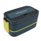 thumbnail image 3 of Caja De Lonchera Portátil De Fugas De Doble Capa De Acero Inoxidable Con Cubiertos Para La Oficina Escolar 1400 Ml, 3 of 7