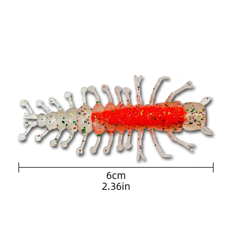 centipede fishing lure Zoom Green Pumpkin Red / 4" The Zoom Centipede has been used for years on a Carolina rig East Rain Centipede Millipede Soft