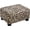 Faux Fur Beige, variant on Small Foot Stool Ottoman Footstool with Legs Under Desk Footrest for Living Room Bedroom and Office, Soft Ivory White