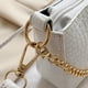 thumbnail image 3 of Bolso de mano para mujer, bolso de mano pequeño Vintage con patrón de cocodrilo, bandolera con perlas, 3 of 8