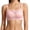Pink, variant on Levmjia Womens Wireless Bra Lace Solid Color Square Neck Adjustable Thin Straps Plus Size Seamless Lift Support Padded Daily Casual Outfits Spring Summer Daily Wear Elegant