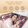 thumbnail image 6 of Honeii Skull rock music record Print Long Body Pillowcase 20x54 in,Body Pillow Cover with Zipper,Large Body Pillowcase,Soft Bed Decorative, 6 of 7