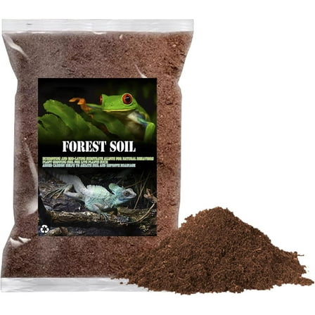 Reptile Soil Substrate Fluffy Small-Strand Reptile Substrate and Snake Bedding Clean Natural Terrarium Bedding for Lizards Snakes Tortoises Tarantulas
