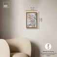 thumbnail image 5 of Parchment Tide Canvas Elegant Gold Abstract by Art Remedy, Gold Frame, 10" x 15", 5 of 7