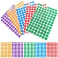 thumbnail image 1 of MIANGASTORE 15 Sheets of Present Coding Label Stickers Adhesive Dot Stickers Gift Round Stickers, 1 of 8