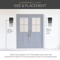 thumbnail image 2 of Kichler 59022Ds Barras 12" Tall Outdoor Wall Sconce - Black, 2 of 7