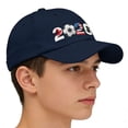 thumbnail image 4 of Seyotauo 2026 World of Cup Hats USA Canada Mexico Teams Soccer Fan Cap Adjustable Washed Cotton Hat for Game Day Outdoor Sun Protection Unisex Sport Accessory, 4 of 5