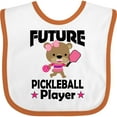 thumbnail image 3 of Inktastic Future Pickleball Player Girls Girls Baby Bib, 3 of 4