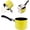 Green, variant on ABCISI Mini Saucepan, Mini Milk Coffee Warmer, 0.5QT Nonstick Butter Warmer with Insulated Handle,Practical Multi Melting Pot with 2 Pour Spouts, Perfect Size for Heating Smaller Liquid Portions,Pink