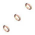 thumbnail image 2 of Anillo de Aleación Minnieouse para Mujeres y Hombres Oro Rosa Estilo Moderno Tamaño 10, 2 of 6