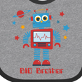 thumbnail image 4 of Inktastic Robot Big Brother II Boys Baby Bib, 4 of 4