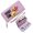 Purple, variant on GEEAD Spacious Everyday Wallet for Women Zipper Lady Credit Card Case Wallet Yellow Labrador puppy Pink frisbee Cartoonish style Perfect Everyday Use or Gift