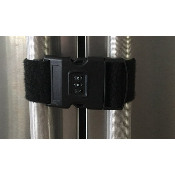 Multi use Safety Self Adhesive Refrigerator Lock Latch with 3 digits Combination for Toddlers Children and Special needs Adults or Children / 1 Count/ No hardware or tools is needed.