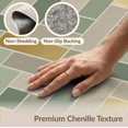 thumbnail image 6 of ODIKA 4'x6' Washable Area Rug Pet Friendly, Non-Shedding That Over Abstract Grid Featuring Balanced Motifs Carpeta Para for Bedroom, Reading Nook, 6 of 7