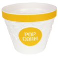 thumbnail image 6 of Hutzler Popcorn Bowl, Durable Plastic Individual-Sized Popcorn Serving Bowl, 2 Cup Capacity, Yellow, 6 of 12