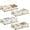 Rice-White, variant on Under Bed Storage with Wheels, 4Pack Under Bed Storage Containers, Underbed Shoe Storage Organizer, Rolling Under Bed Metal Drawers for Clothes, Blankets