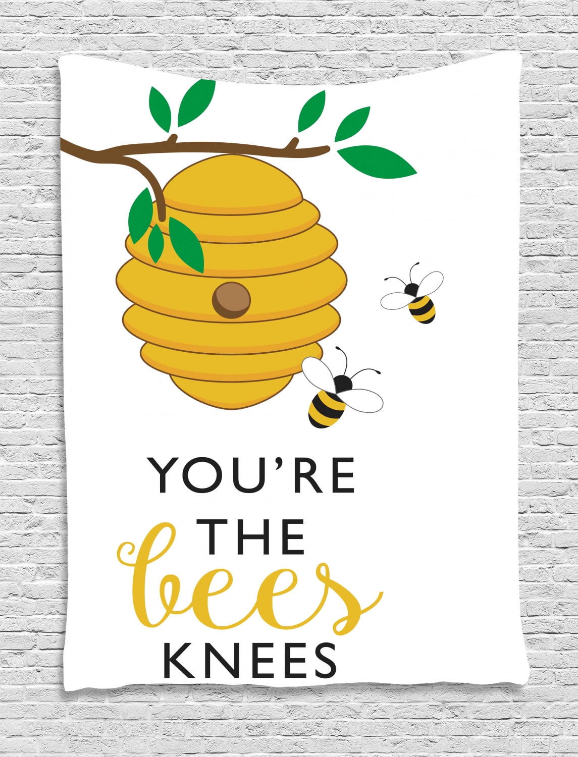 Bees and honey tapestry sales