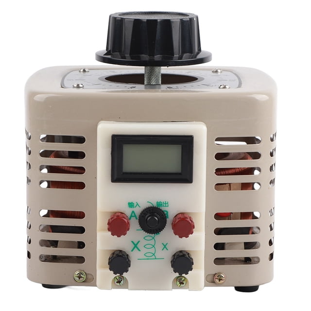 Regulador de voltaje de CA, TDGC2‑1KVA Regulador de voltaje de contacto Regulador de voltaje V Regulador de potencia Ultra sensible