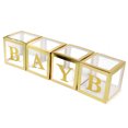 thumbnail image 1 of Caja De Globos Para Baby Shower, Cajas De Plástico Transparentes De Papel Predobladas, Seguras E Inofensivas, Para Decoración De Fiestas, 1 of 7