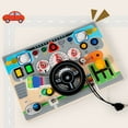 thumbnail image 4 of Electronic Steering Wheel Toy with LED Lights Switch Board Fine Motor Skills for 3-6 Years Educational Gift Travel Activity, 4 of 9