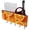 Multicolor 1, variant on PhooArto Key Holder for Wall Decorative with 5 Key Hooks, Orange Slices Wave Pattern Holders Wall Mount Organizer with Mail Key Rack, Self Adhesive