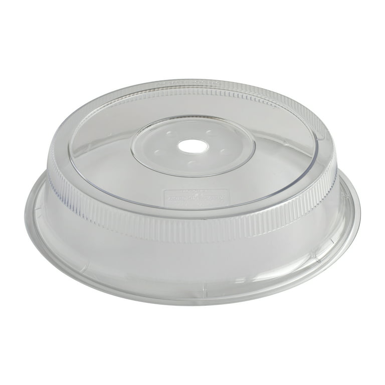 Nordic Ware 8” Microwave Spatter Cover, BPA-free and Melamine Free Plastic,  5 Year Warranty, 7.75 x 7.75 x 1.50 