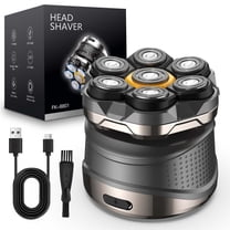 HOOICB Head Shaver for Bald Man, Cordless Electric Razor with 7D Floating Blades, Wet and Dry Use, USB Rechargeable Grooming Kit