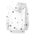 thumbnail image 4 of Bovemsi Sweatshirt for Women Autumn And Winter Zipper Loose Star Pattern Zip Up Hoodie, 4 of 7