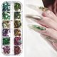 thumbnail image 4 of arte de uñas para arte de uñas, Manicura fragmento de concha adorno de fantasía fino irregular Cristal Mix Tamaños cristales Nail Clear para decoración de uñas JM, 4 of 5