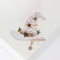 thumbnail image 3 of Rhinestone Witch Hat Brooch Pin for Women AB Crystal Colorful Star Witchcraft Brooches Lapel Pins Bag Suit Dress Accessories Unisex Cap Fashion Christmas Halloween Jewelry, 3 of 11