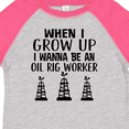 thumbnail image 4 of Inktastic Future Oil Rig Worker Boys or Girls Toddler T-Shirt, 4 of 5