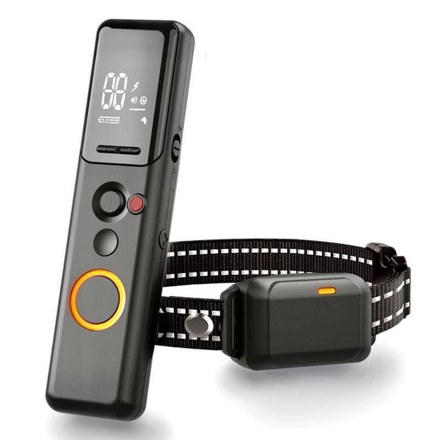 Collar de entrenamiento para perros, collar de choque para perros grandes, medianos y pequeños, collar eléctrico con rango remoto para, pitido/vibración/descarga eléctrica, bloqueo de seguri
