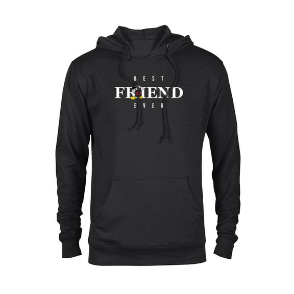 Disney Mickey Mouse Thumbs Up Best Friend Ever Friends Gift- Pullover Hoodie for Adults - Customized-Black