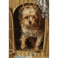 thumbnail image 2 of Frederick Sandys 18x24 Gold Ornate Framed and Double Matted Museum Art Print Titled - Darby in His Basket Kennel, 2 of 4