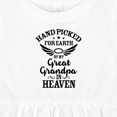 thumbnail image 4 of Inktastic Handpicked for Earth by My Great Grandpa in Heaven Girls Baby Dress, 4 of 5