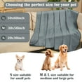 thumbnail image 3 of Kritter Planet Softness Waterproof Blanket for Dog&Pet Protective Couch,Floor and Fet Box,Decorated Home,Outdoor,Light Gray, 3 of 7