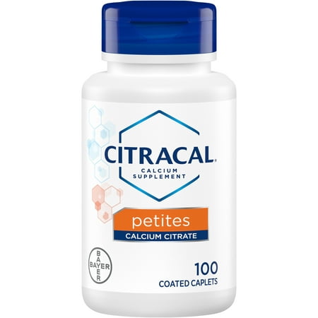 Citracal Petites, Calcium and Vitamin D3 Supplement to Support Bone Health*, 100 Easy-to-Take (Best Calcium To Take)