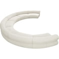 thumbnail image 6 of Meridian Furniture Bale 202" Cream Chenille Fabric 7 pc. Modular Sectional, 6 of 12