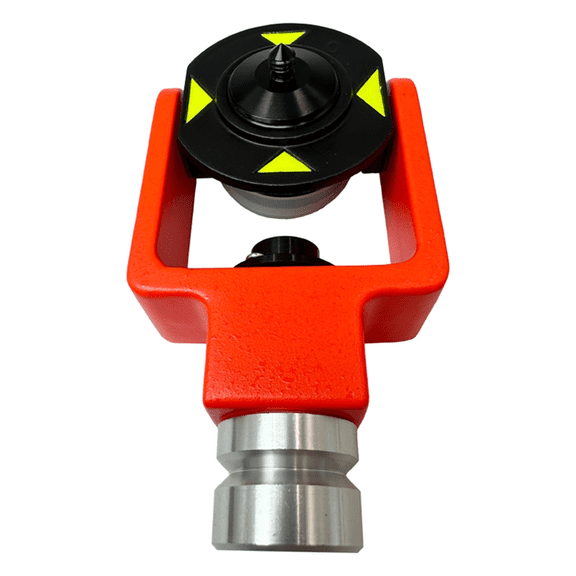 Middle Mounted Bubble Vial Design 102 Mini Prism System 0/-30mm Matel for Total Station Surveying GPS