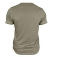 thumbnail image 5 of SWSMCLT Men's Breathable Henley Shirt Fall Cotton Loose Button Date Patch Pocket Home Tee Casual T Shirt Comfy Chic Army Green X-Large, 5 of 5