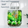 thumbnail image 6 of 2 Pack 1.5 Gallon Glass Jar with Lid Wide Mouth, Large Mason Jar with Airtight Screw Lid and Handle, Clear Glass Storage Containers with 2 Scale Mark for Flour, Cookie, Candy, Kombucha and Fermention, 6 of 7
