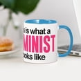 thumbnail image 4 of CafePress - Feminist Mug - 11 oz Ceramic Mug - Novelty Coffee Tea Cup, 4 of 6