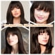 thumbnail image 5 of Clip de Flequillo de Cabello Humano Real Minnieouse Para Mujer Marrón Oscuro, 5 of 6